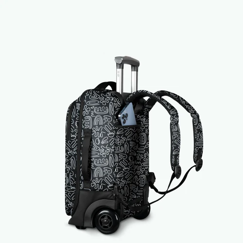 Valise souple 2 roues XS Amiens noir