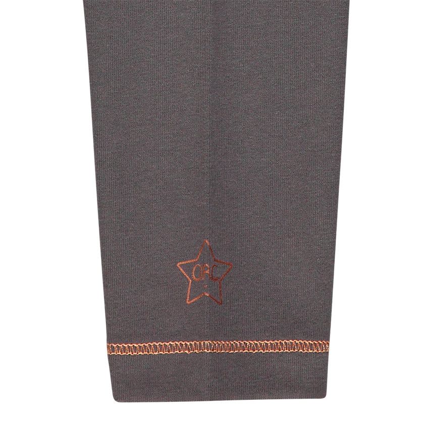 Lot de 2 leggings en jersey avec print fantaisie - Gris chiné