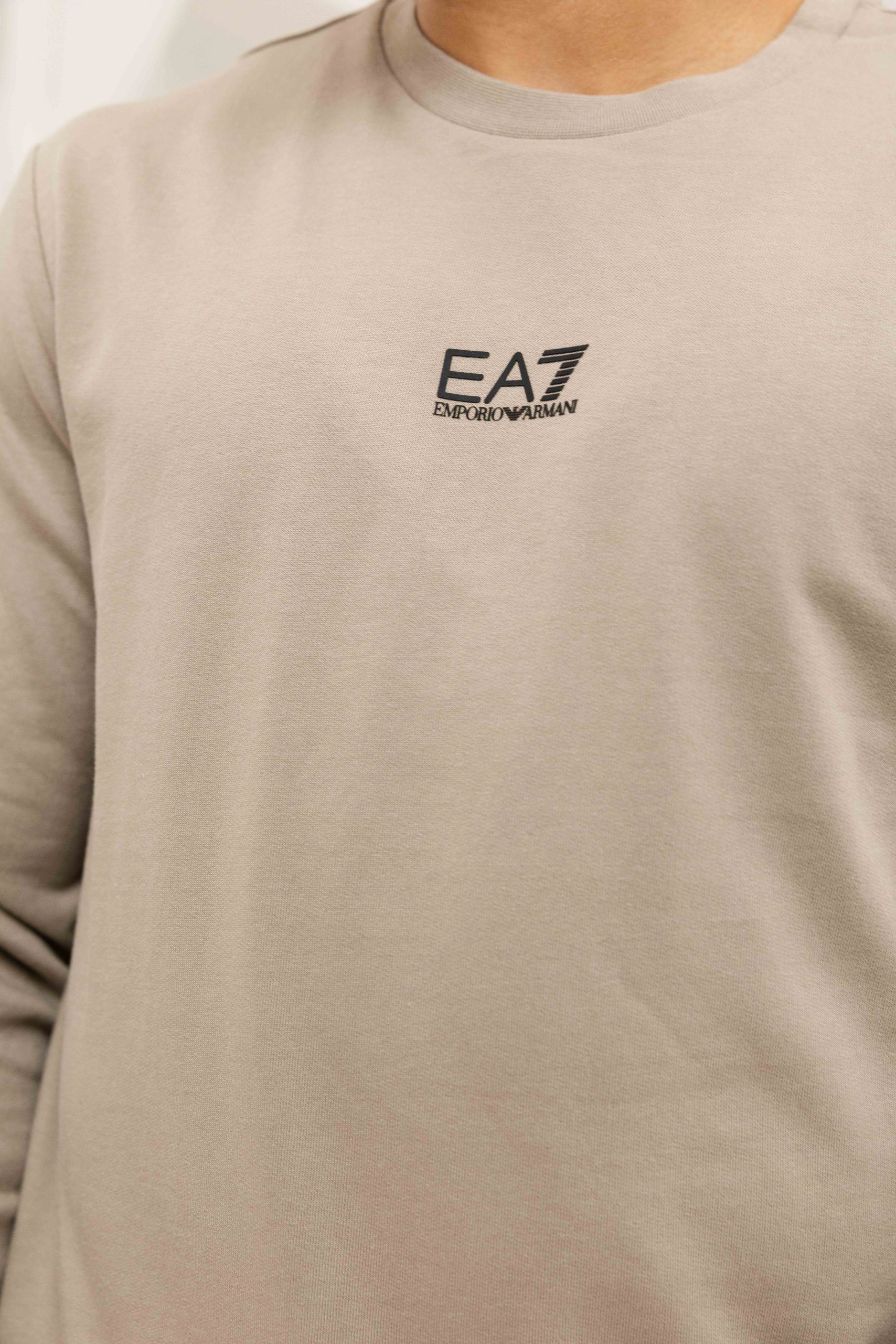 EA7 Emporio Armani 8NPM30 Sweater Heren Beige