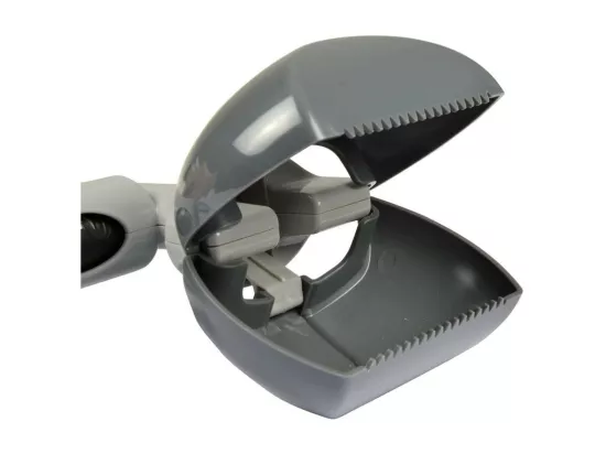 Ramasse déjections avec distributeur de sacs en plastique - Gris - L 13,5 cm