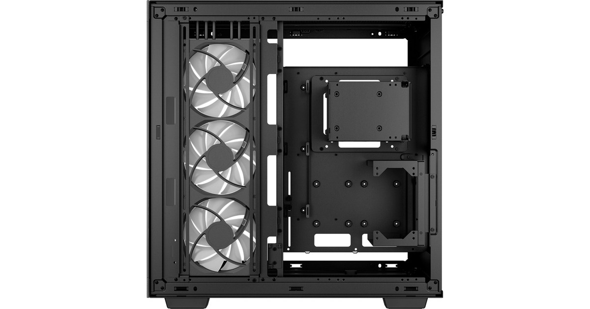 DeepCoolCH780 midi tower behuizing  (Zwart | 4x USB-A | 1x USB-C | RGB | Window)