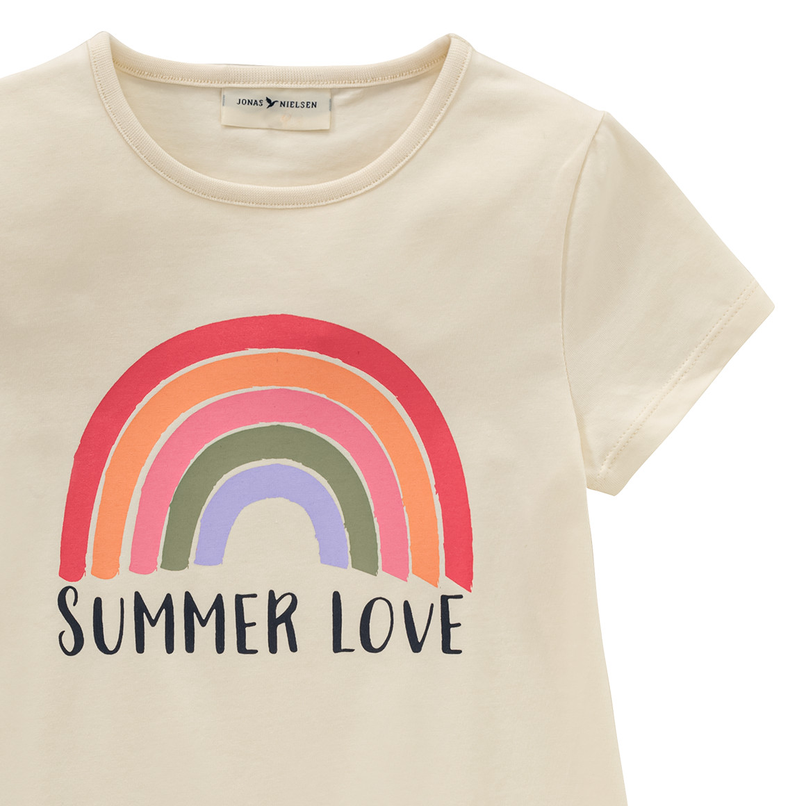 Jonas Nielsen Mädchen T-Shirt mit Print creme