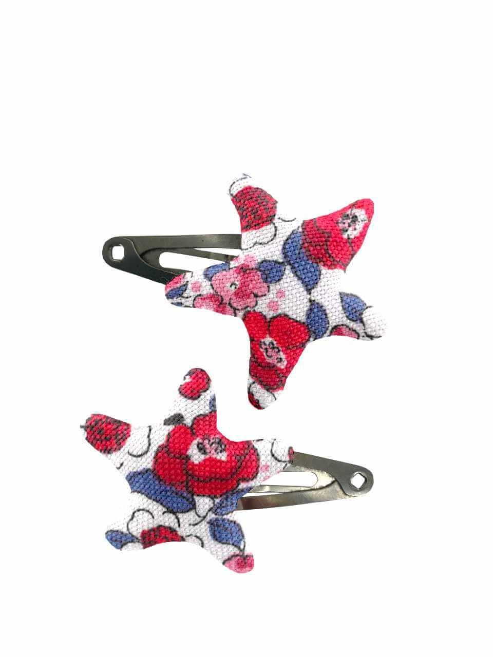 Barrettes Clic-Clac Étoile Rouge Corolle
