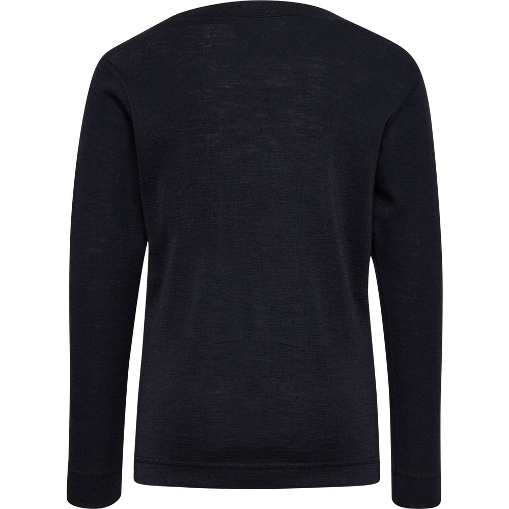 Køb Hummel Black Jr Uld Rib T-Shirt L/S