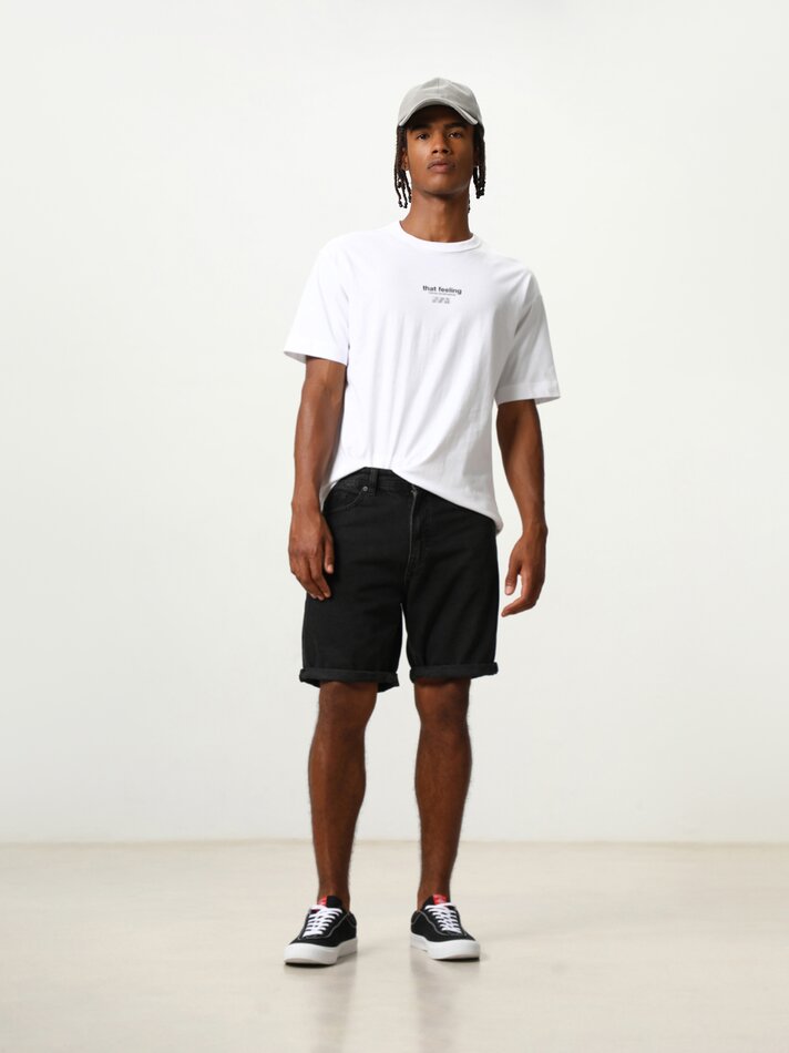 Camiseta estampada com estampa maxi - Branca
