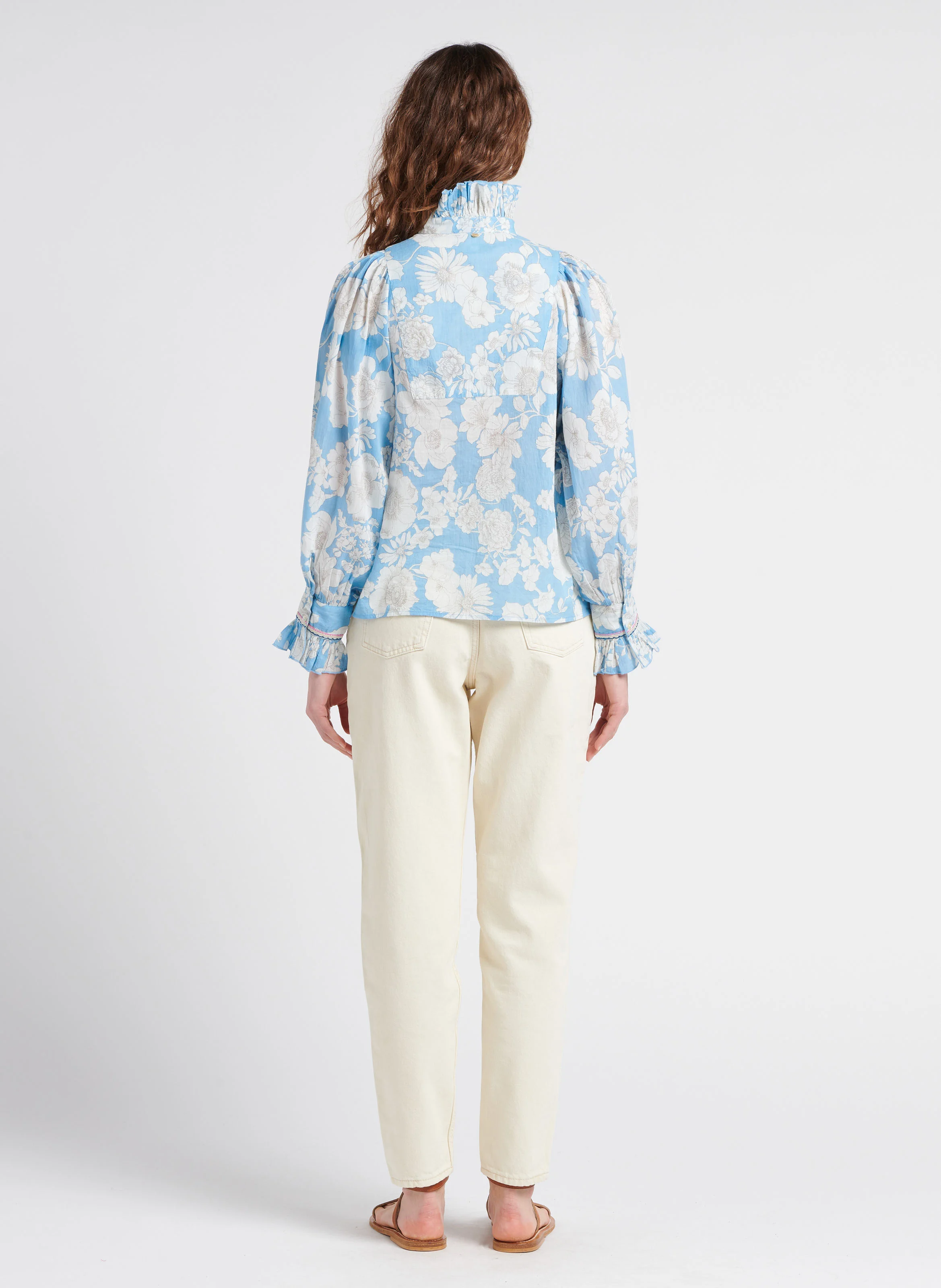 80S MOM - Jean mom-fit en coton | Blanc