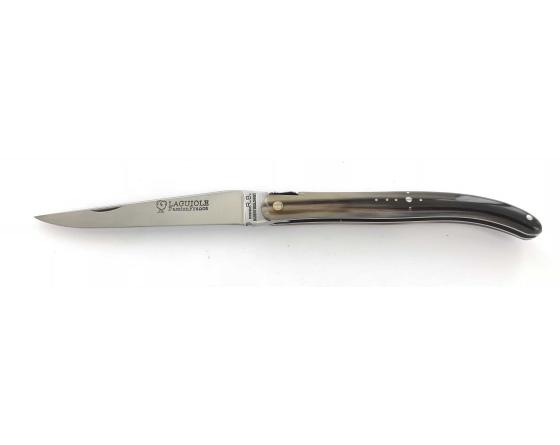 Design Beillonnet MOF - Laguiole 11 cm - Corne Blonde Couteau de Poche Design Beillonnet - PassionFrance
