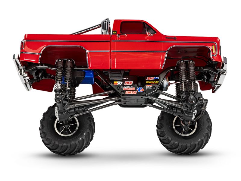 Traxxas Monster Truck TRX-4MT Chevrolet K10 Schwarz, RTR, 1 Kleiner, originalgetreuer 4x4 RC-Monstertruck