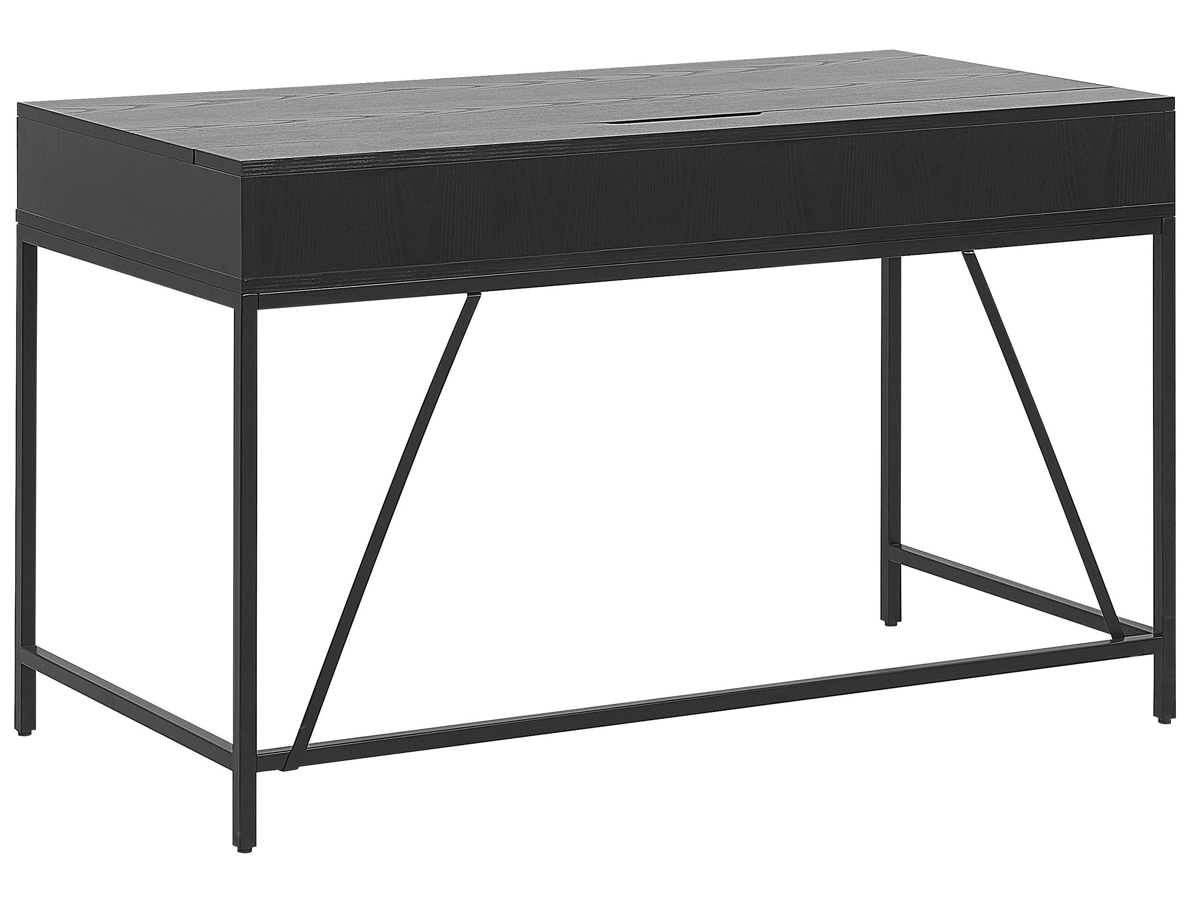 Bureau JENA Zwart 120 cm 60 cm met lades