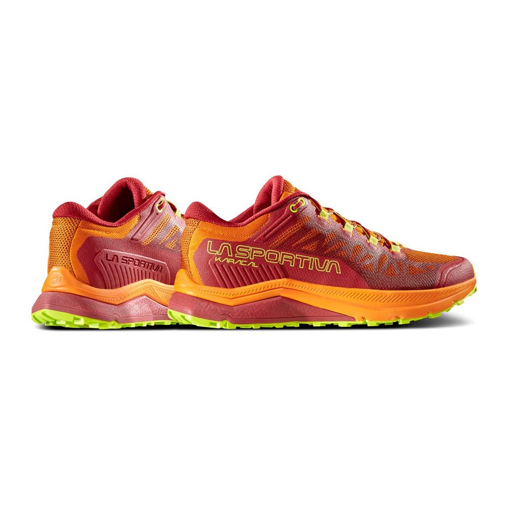 La Sportiva KARACAL - Chaussures trail Homme sangria/hawaiian sun