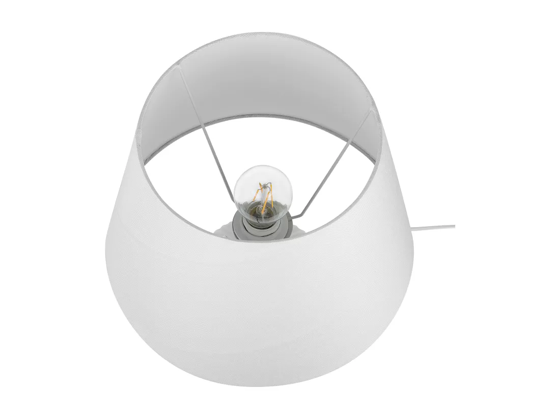 Lampe à poser FERGUS Céramique Blanc