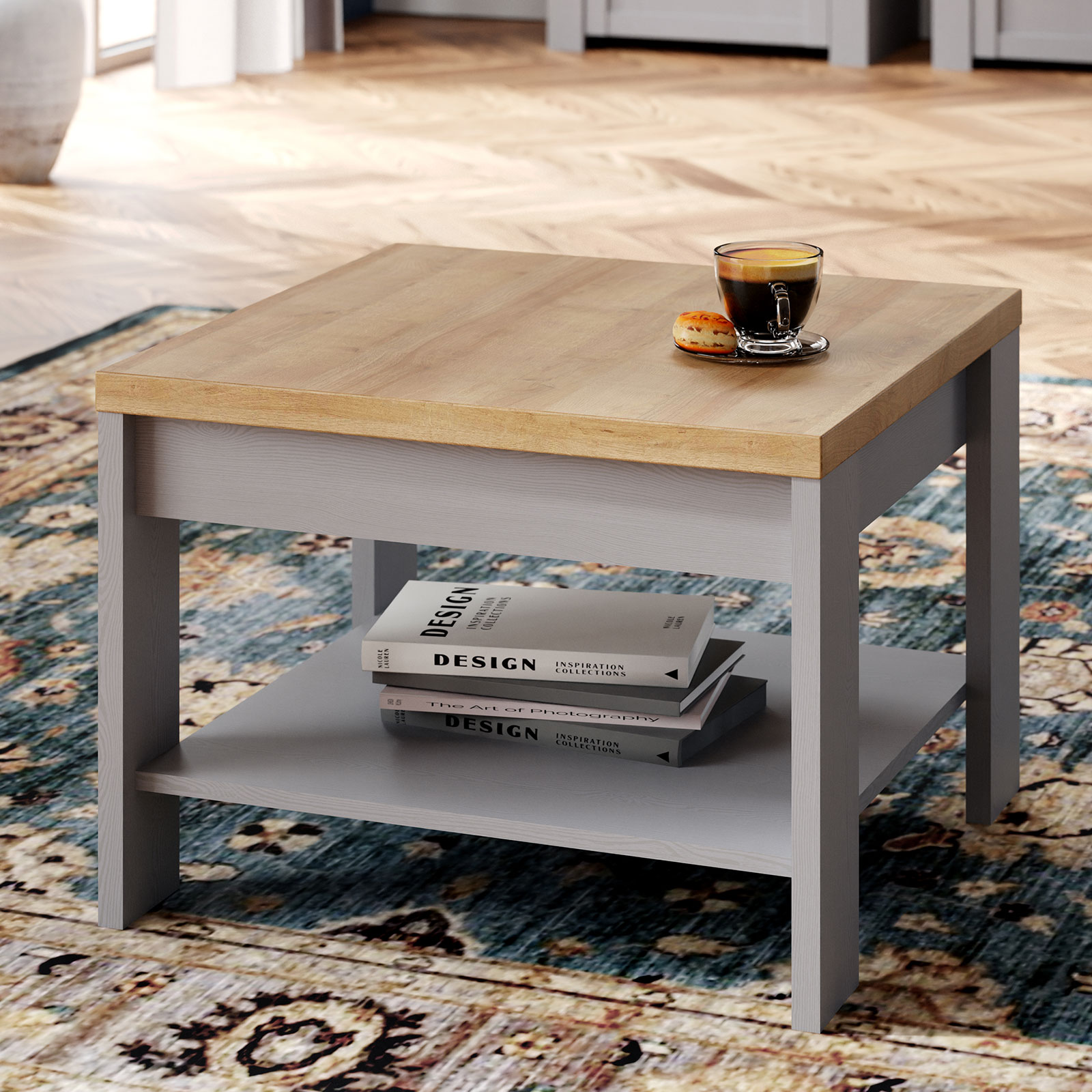 Couchtisch - Eiche grau - Riviera Eiche - 60 cm