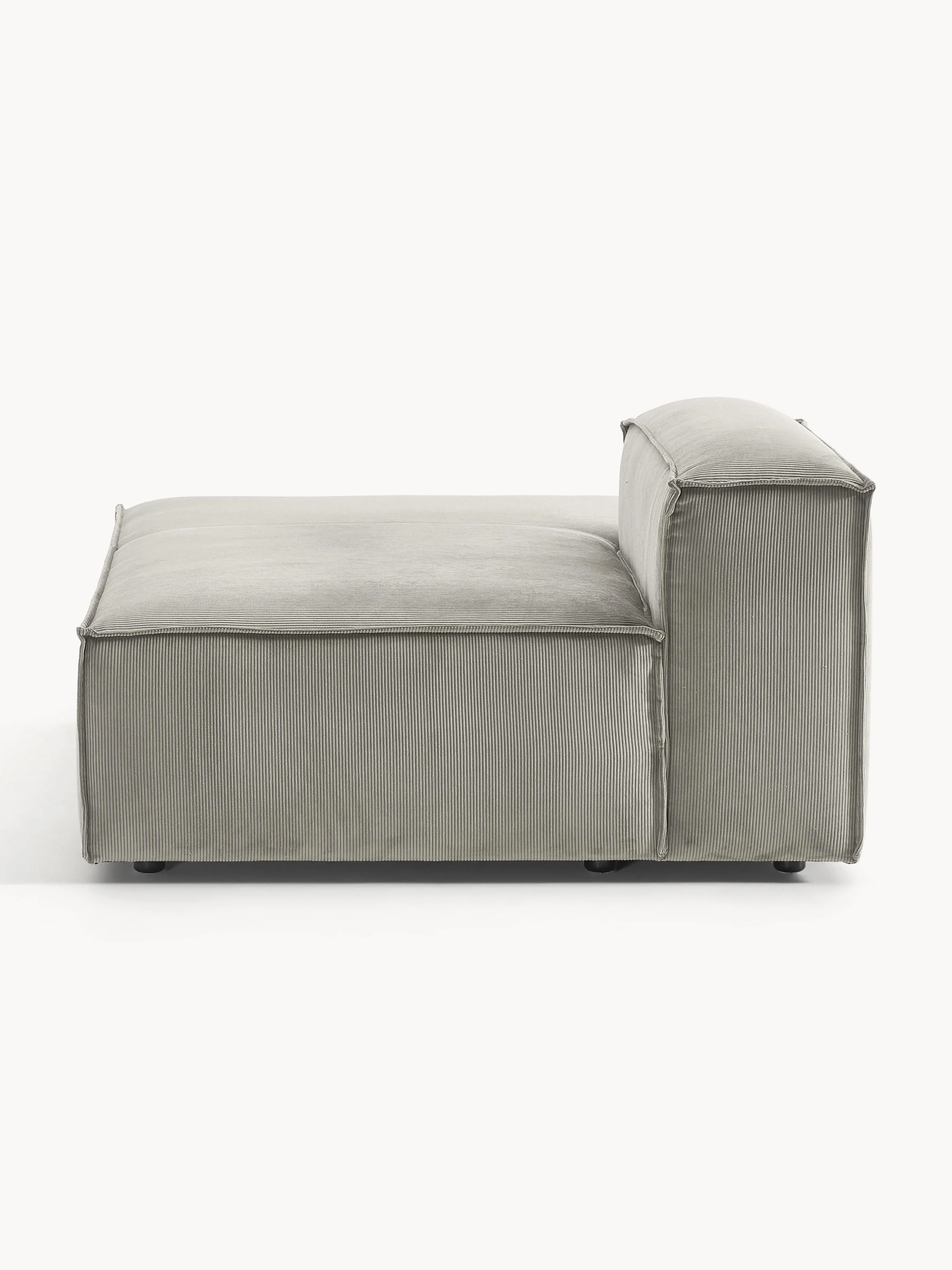 Chaise longue module Lennon van corduroy
