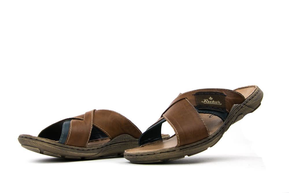 Rieker Slipper Brown Combi