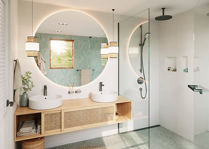 Porte serviettes 65 cm gun metal Addstoris Hansgrohe