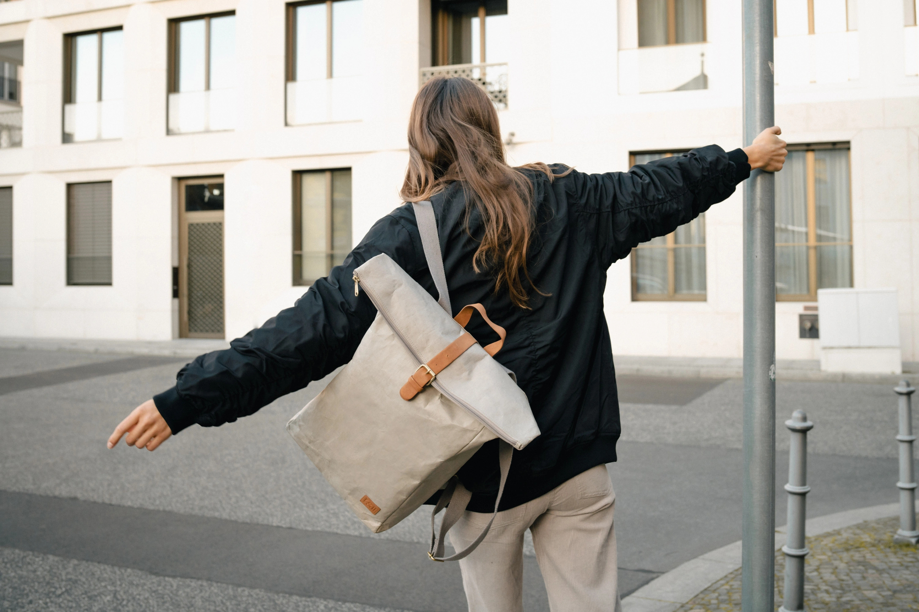 Fitz & Huxley Kraftpapier-Rucksack KRAFT (Typ: 12l)