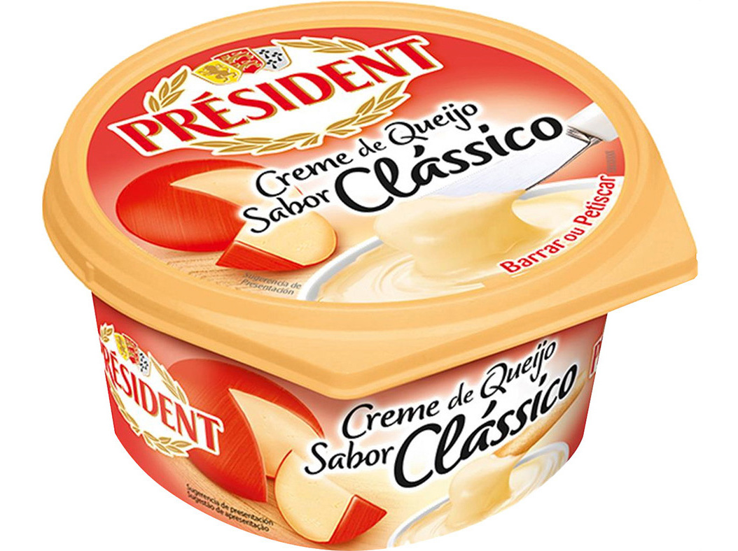 QUEIJO CREME CLÁSSICO PRESIDENT 125G
