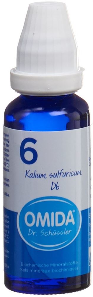 Omida Nr6 Kalium sulfuricum 6 D<br>30 ml, Flasche, Dilution