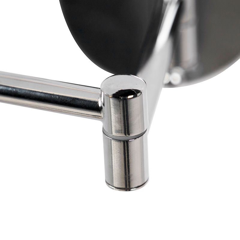 Design wandspiegel chroom incl. LED dim to warm verstelbaar IP44 - Vicino