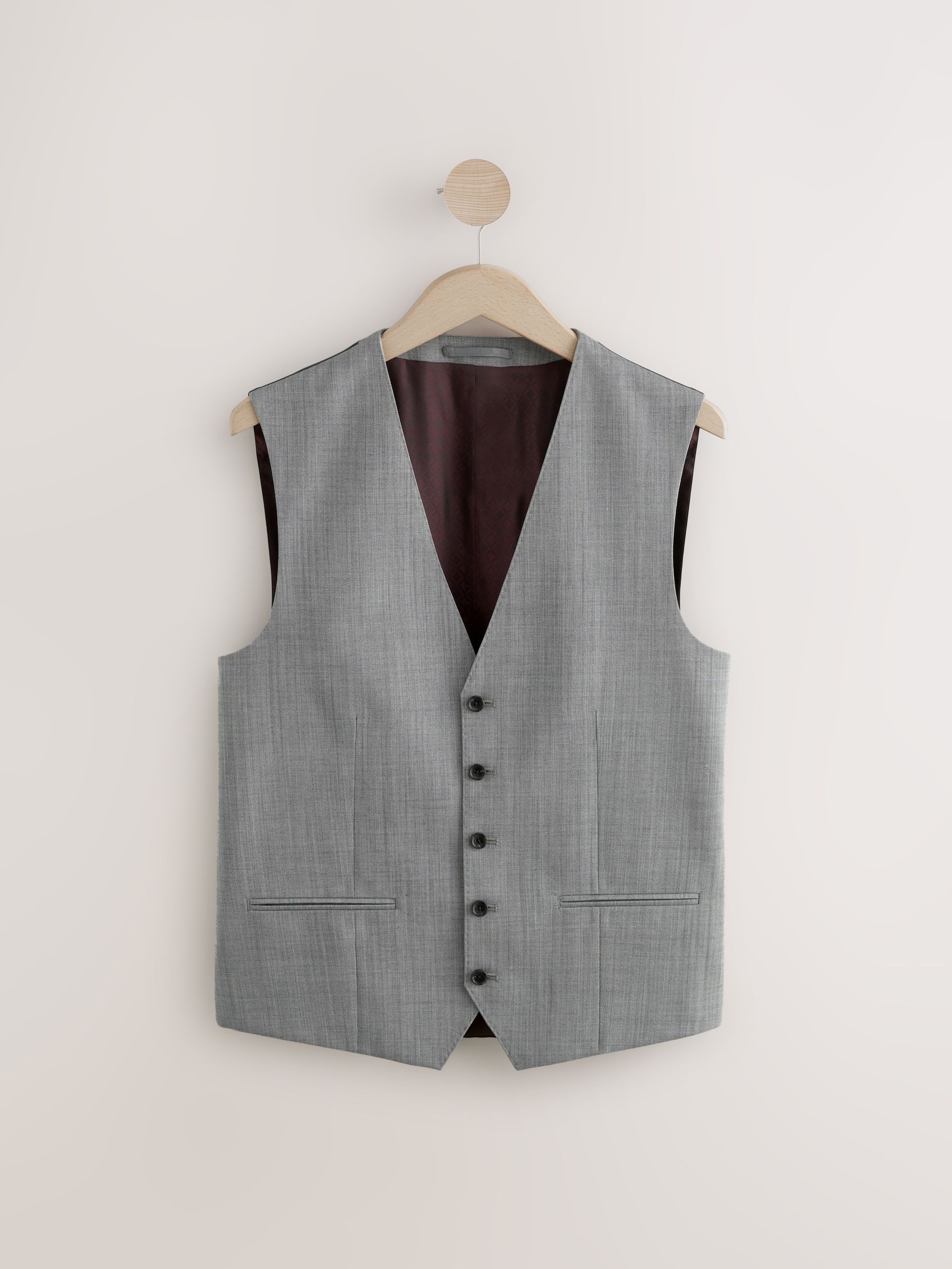 Grijs - Signature Nova Fides wollen gilet