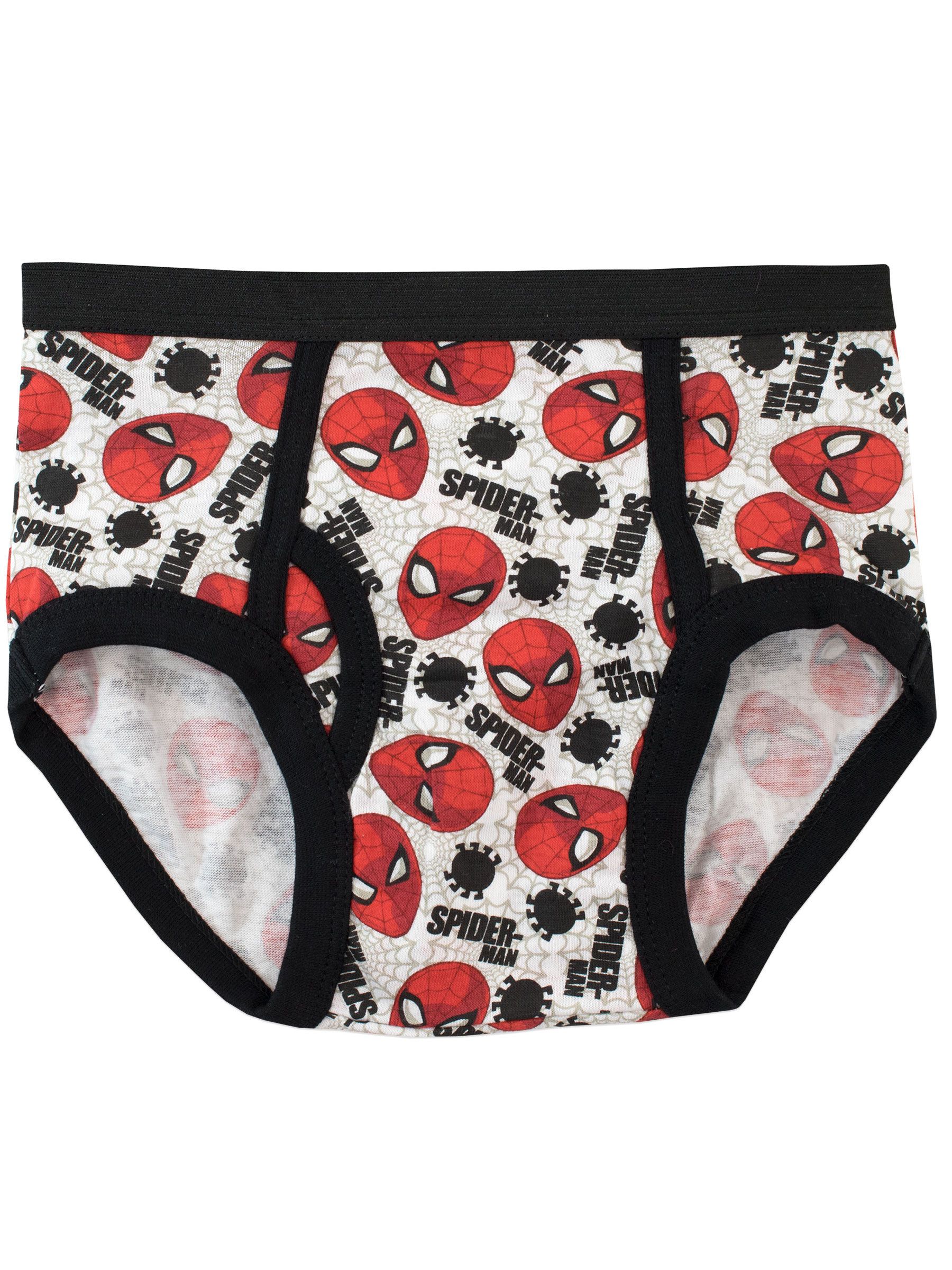 Personage Spiderman 100% katoenen slips verpakking van 5