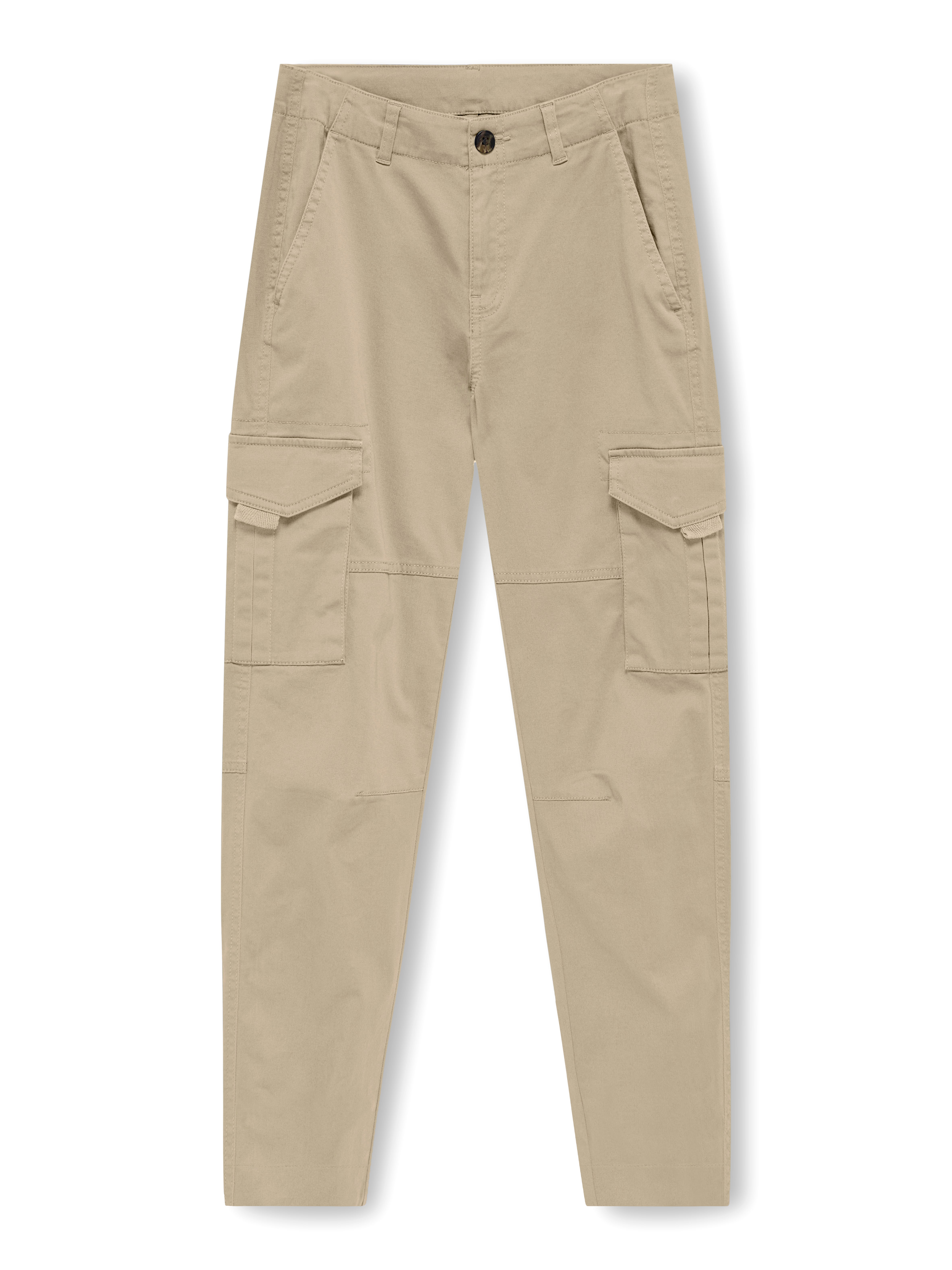 KOBMAXWELL Cargo Schnitt Cargo-Hose White Pepper