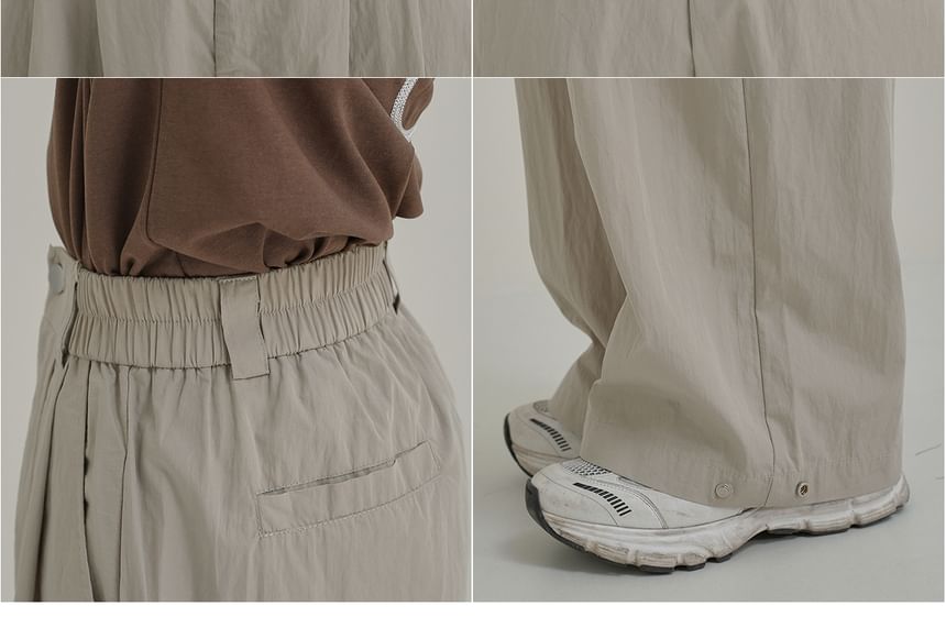 DAZO Studios - Mid Rise Plain Wide Leg Pants