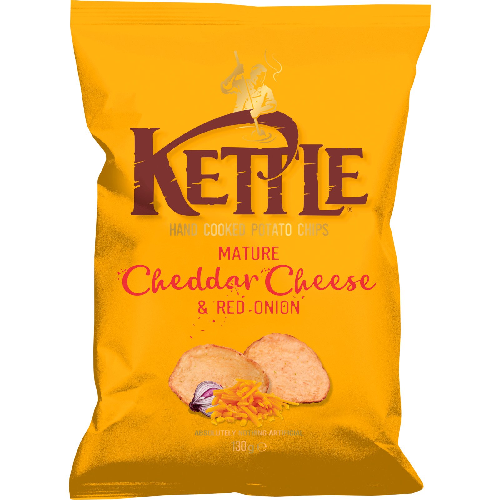 Kettle Mature Cheddar Cheese & Red Onion 130 g