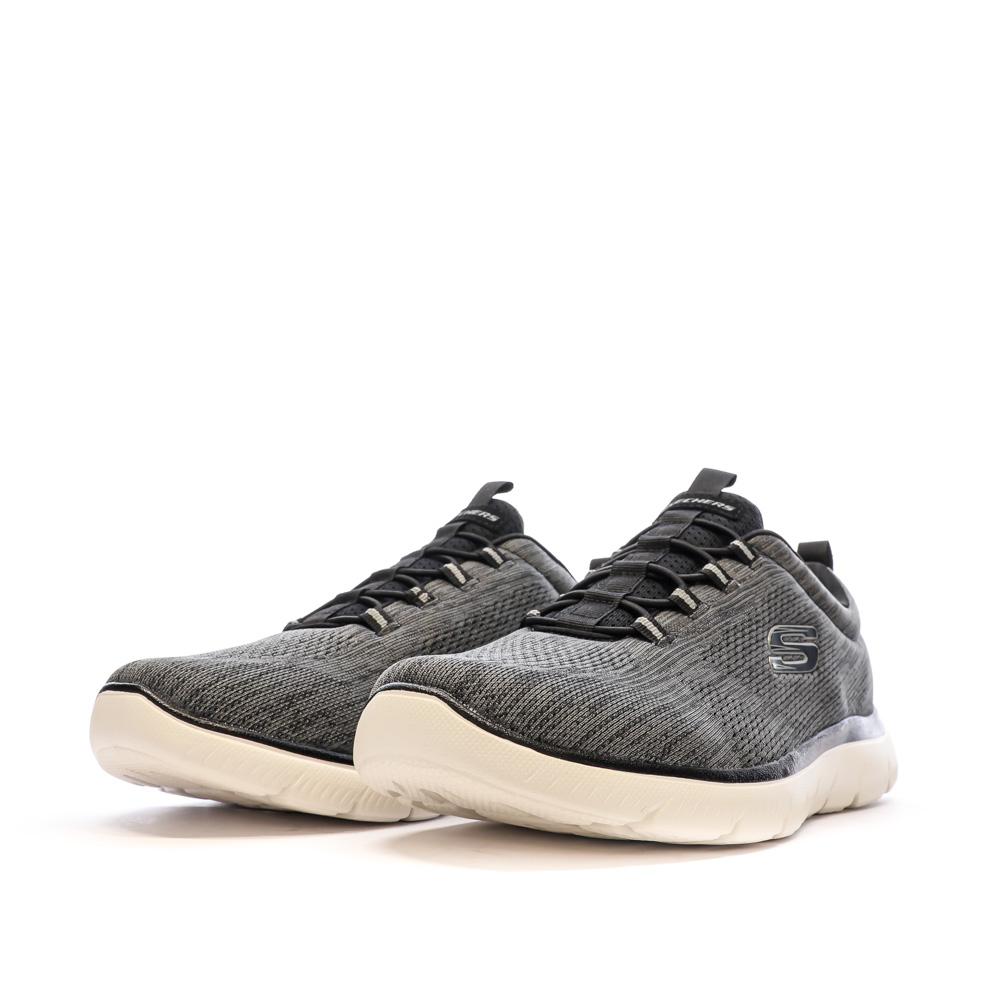 Skechers Baskets Grises Homme Skechers Summits