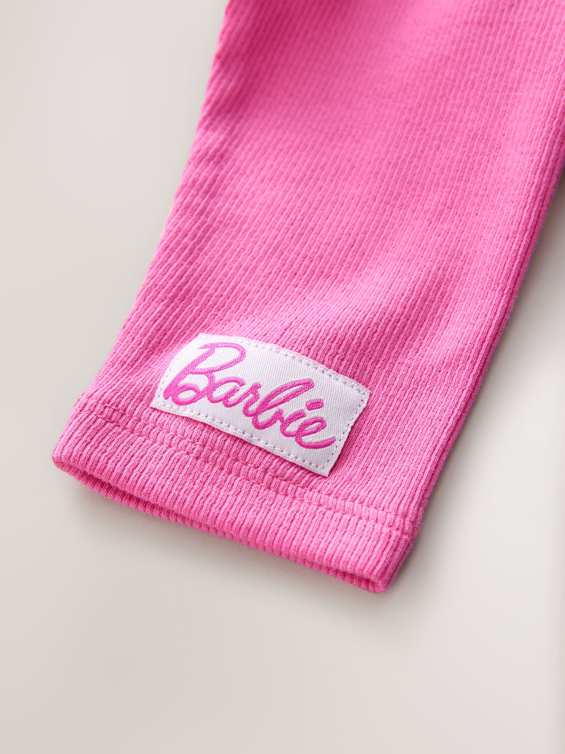 Roze - Barbie set met top met lange mouwen en legging (3mnd-7jr)