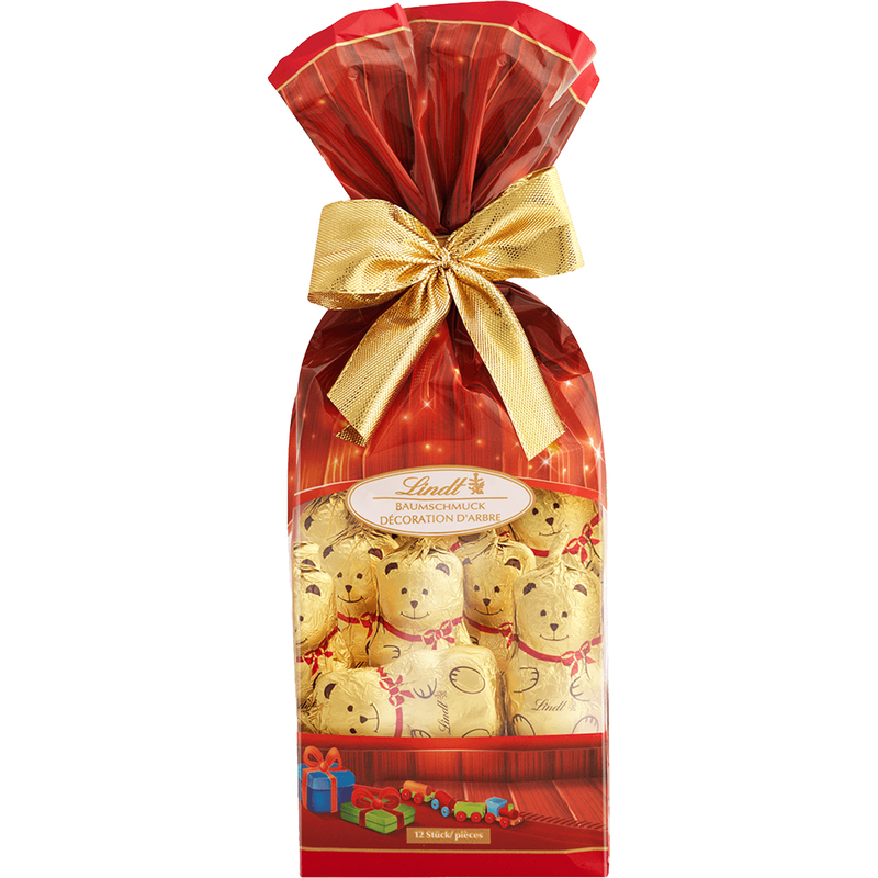Lindt Schokoladen-Baumschmuck Teddy, 120 g