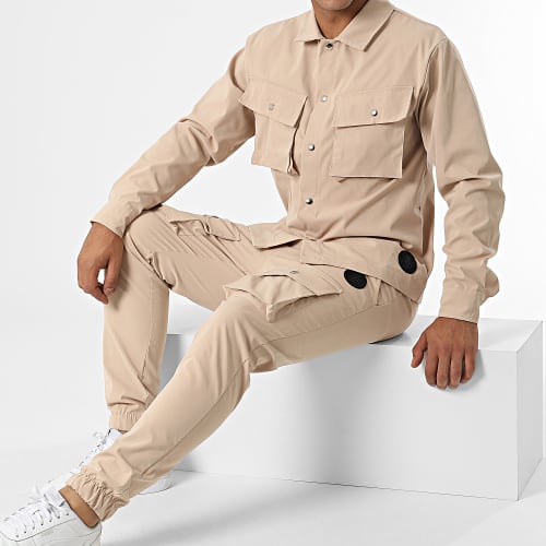 Ensemble Veste Et Pantalon Cargo Lva Beige