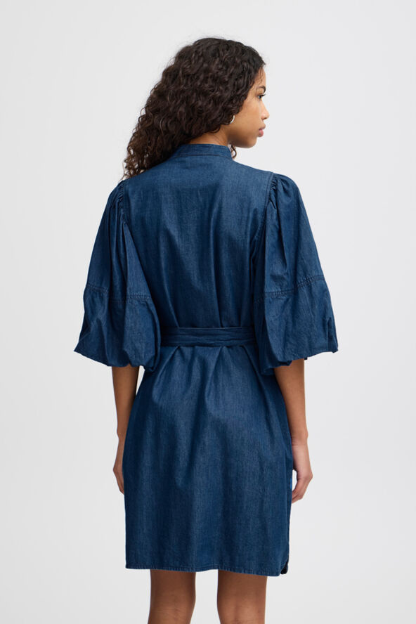 ICHI IHBORGIE DR Washed dark blue