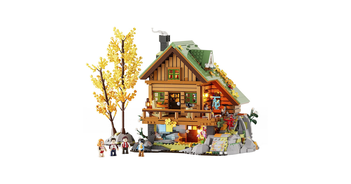 LumibricksRetro House - Mountain Cabin Constructiespeelgoed  (F9035)