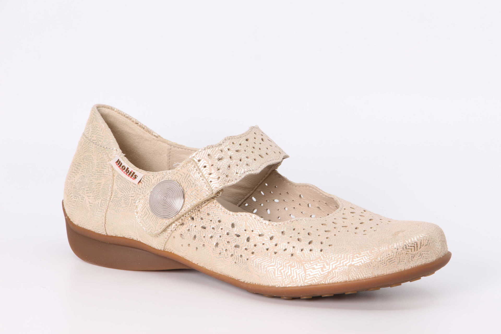 Mephisto Fabienne sand metallic