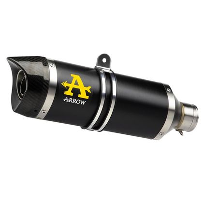 Silencieux Arrow Urban Alu Dark embout Carbone - Noir