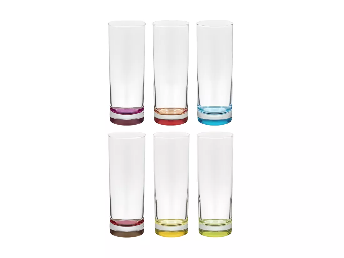 Lot de 6 gobelets haut - 31 cL - Colori'eau