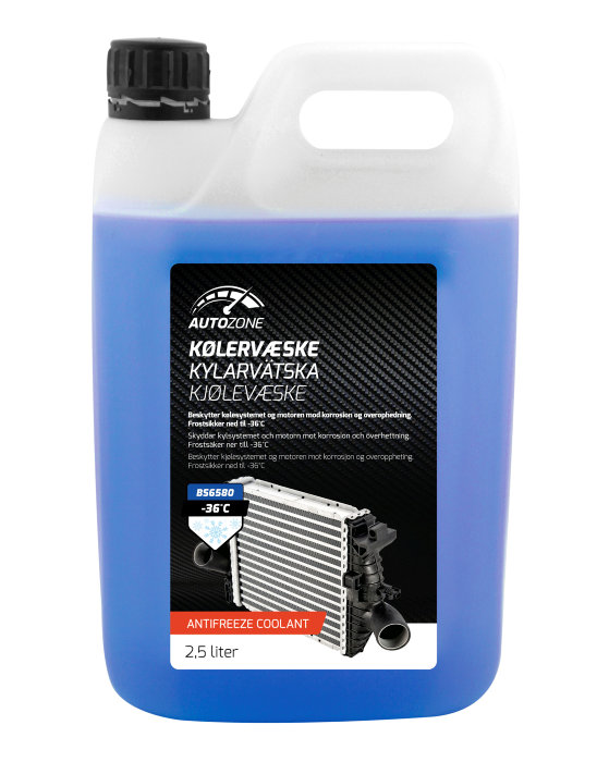 Kølervæske blå 2,5 liter - Autozone