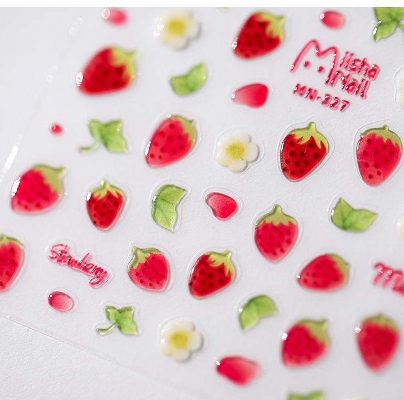 MAGICO - Aardbeien Nail Art Sticker