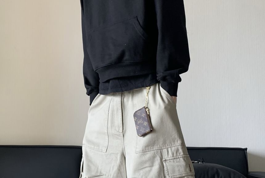 rinkoplan - Mid Rise Cargo Shorts met Zakdetail