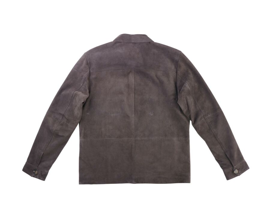Veste cuir daim Brun - FAUSTIN