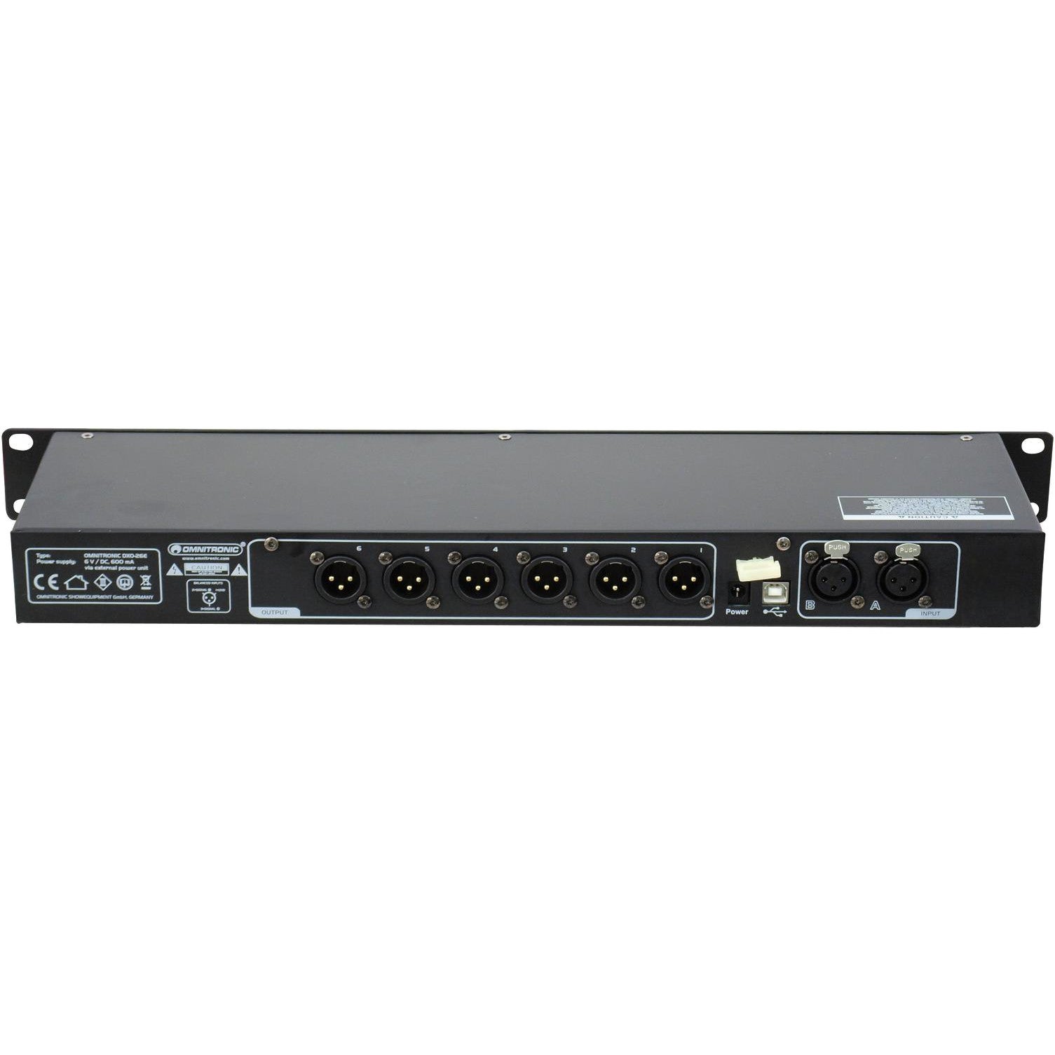 Omnitronic DXO-26E digitale actieve crossover 2i6o