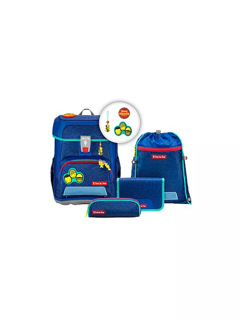 STEP BY STEP Schultaschen Set 5tlg CLOUD Deine Freunde blau