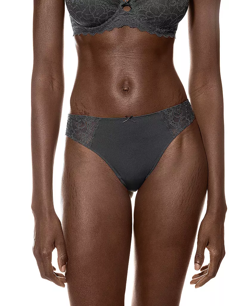 MEY String AMOROUS thunder grey grau