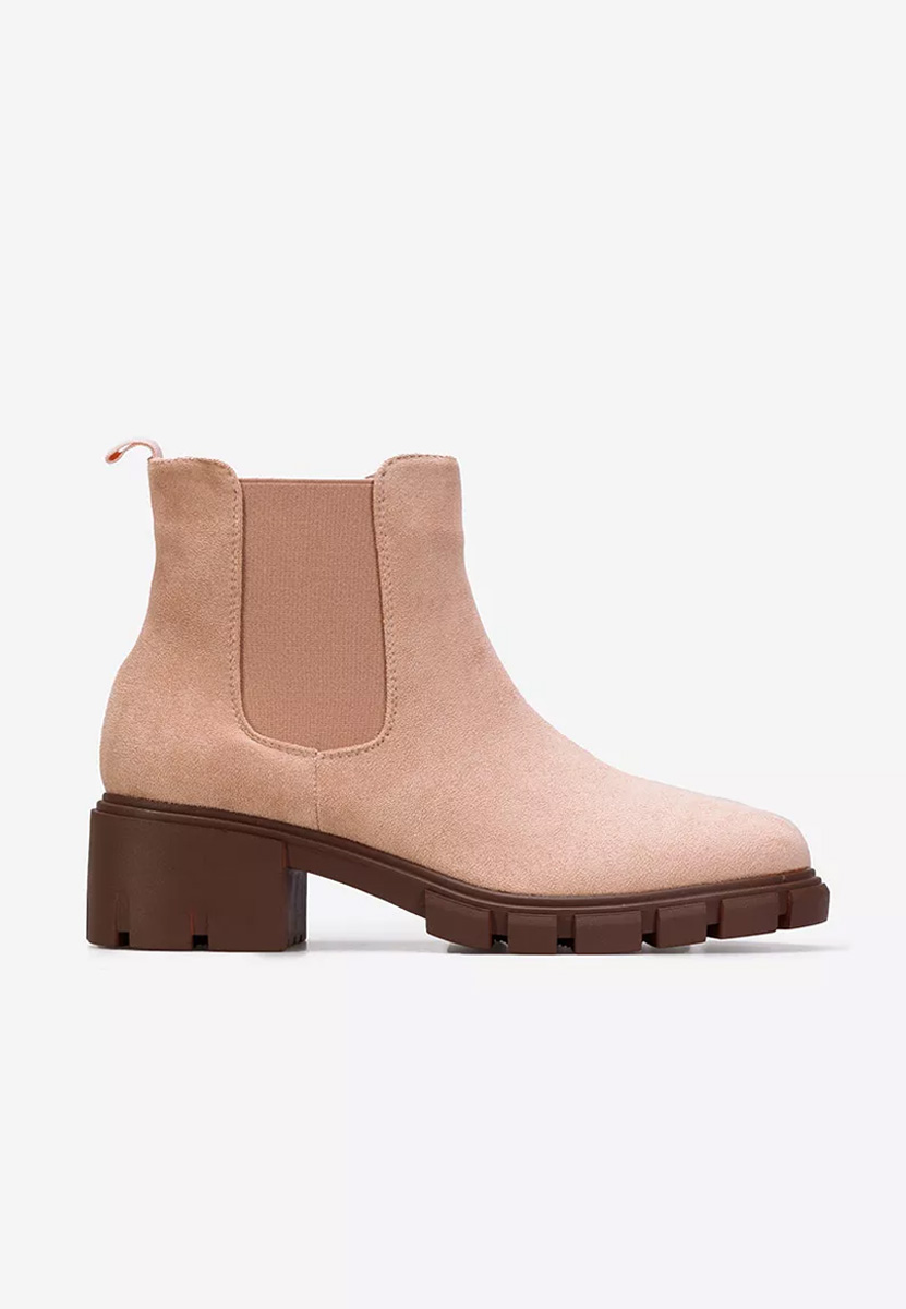 Bottines chelsea femme beige Alyona