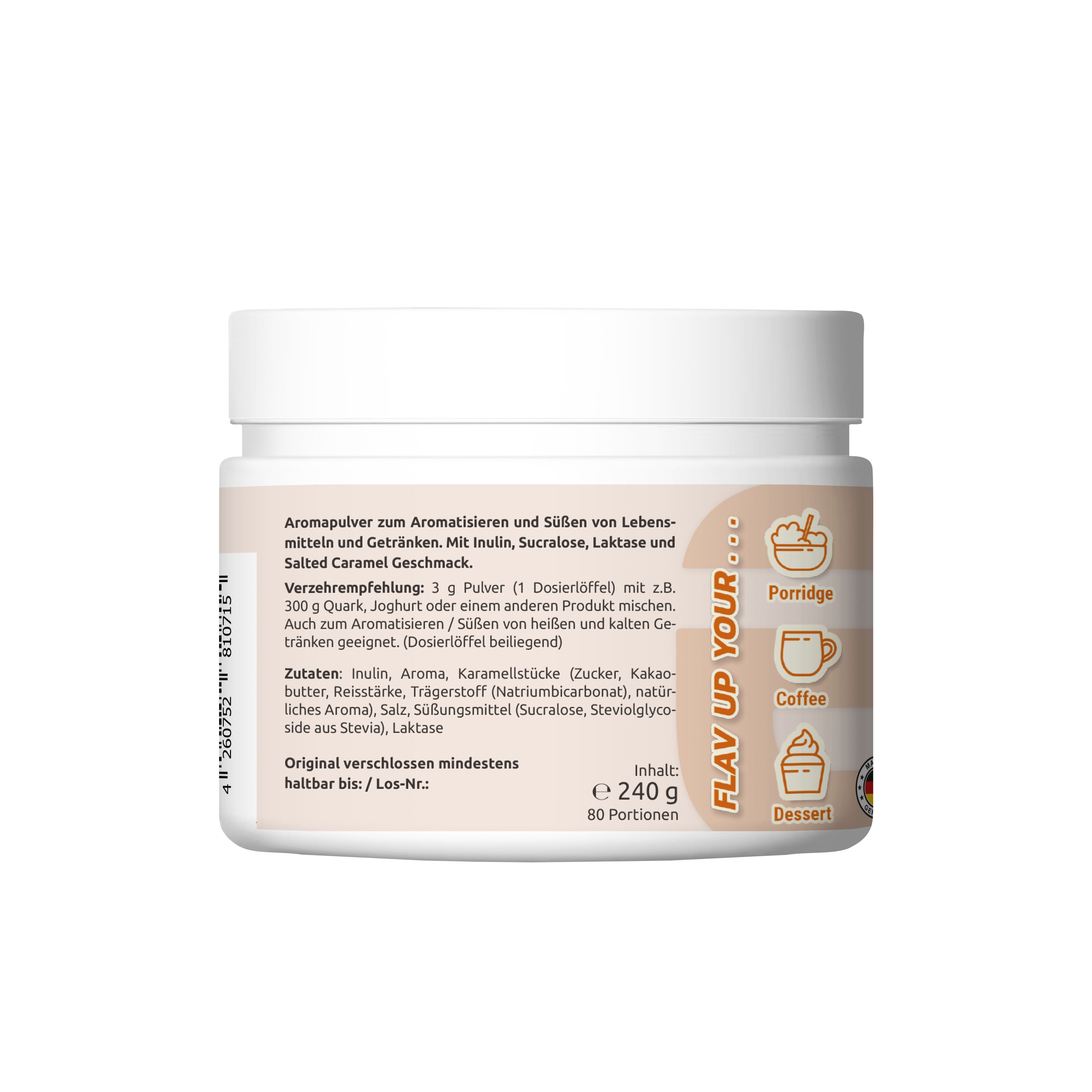 EVO FLAVUP SALTED CARAMEL GESCHMACKSPULVER