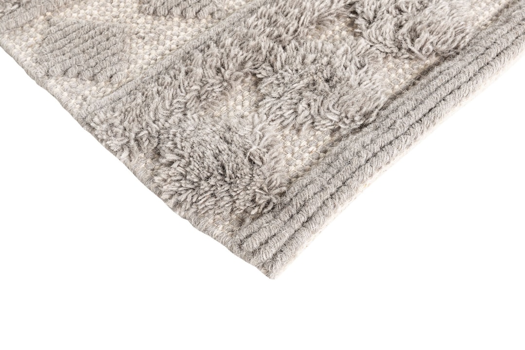 Teppich Kelim Stockholm 160 x 230 cm Grau/Blau