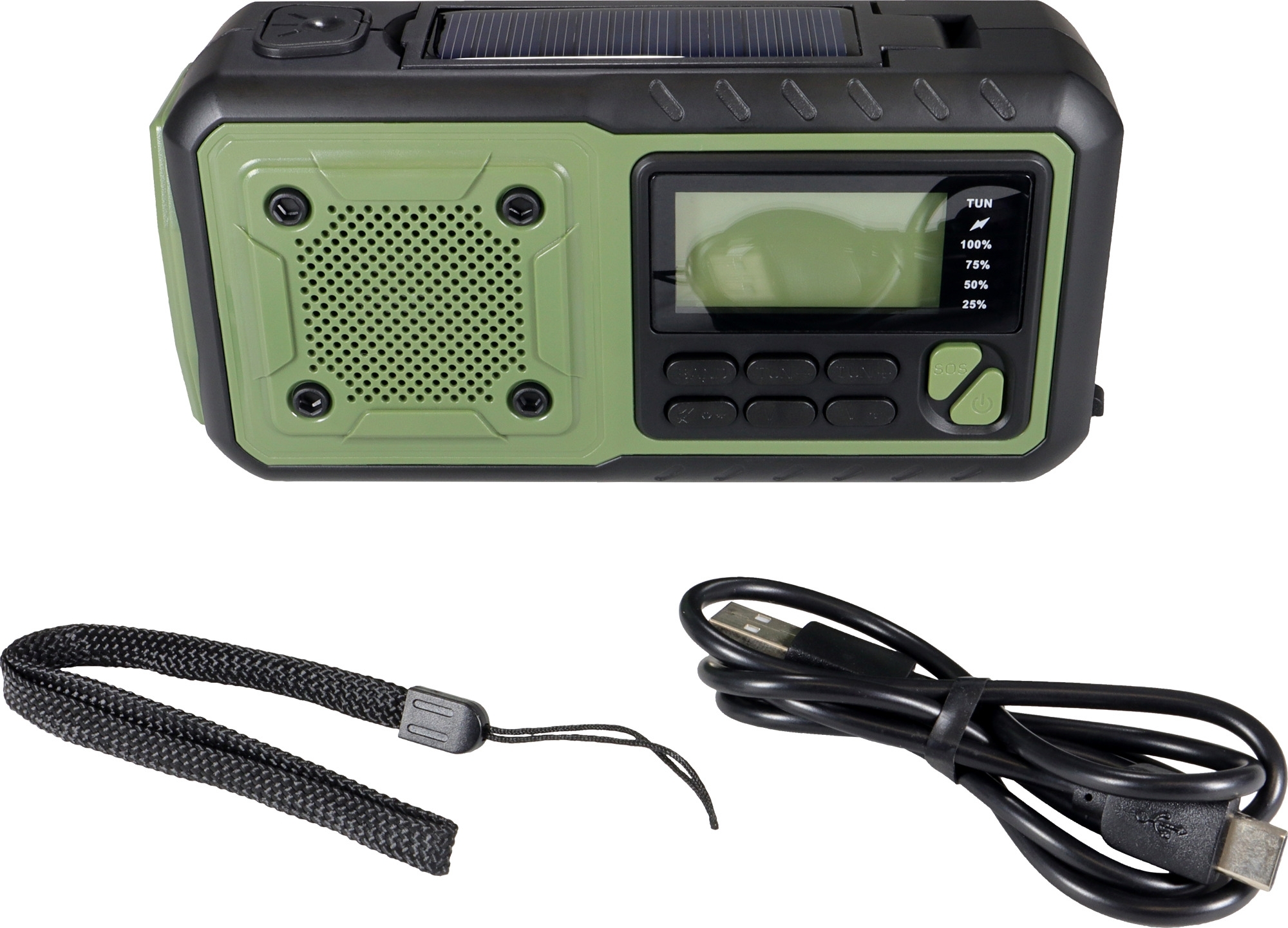 Origin Outdoors Multi Kurbelradio 4000 mAh grün