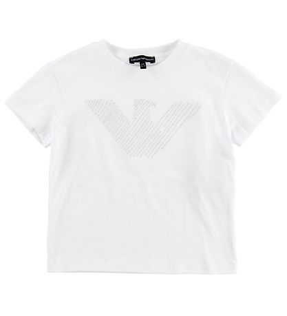 Emporio Armani T-Shirt - Weiß m. Logo