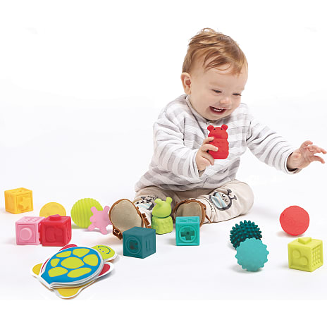 LUDI legesæt med klodser og sansebolde